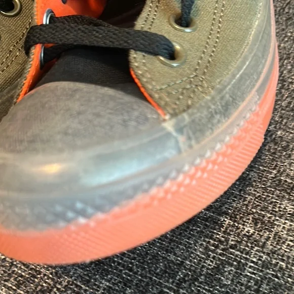 High-Top Converse - Olive/Orange/Black - Picture 9 of 9